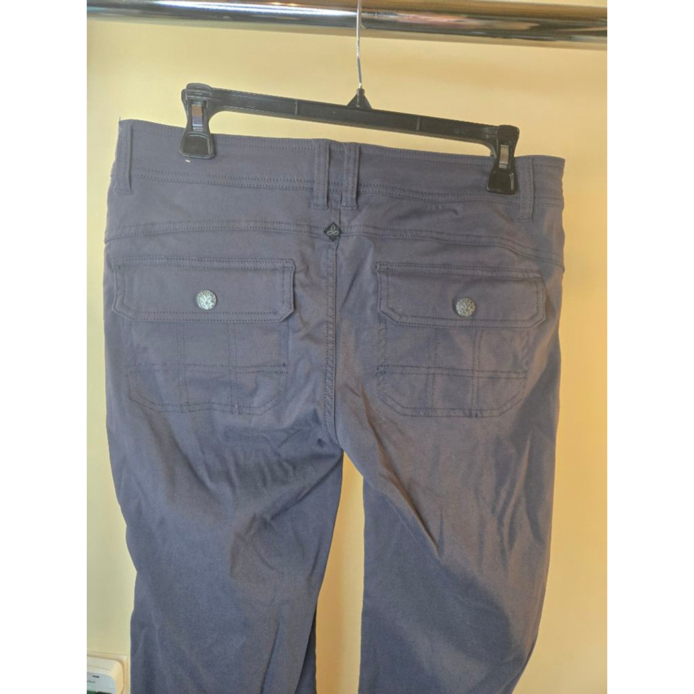 Women's Prana Gray Straight Leg Pants Size 8 - Picture 6 of 13
